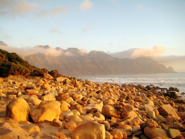 Foto vista panorámica del mar contra el cielo