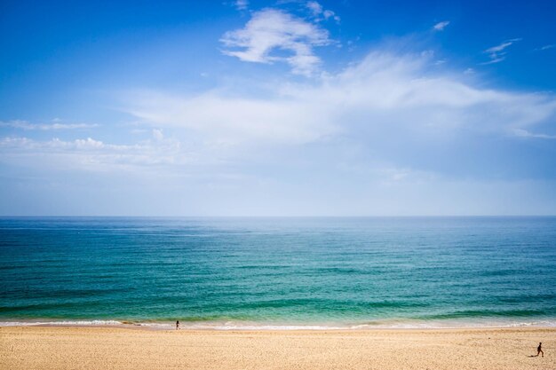 Foto vista panorámica del mar contra el cielo