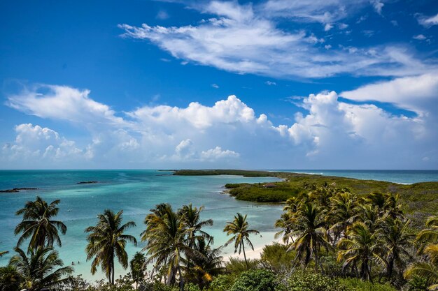 Foto vista panorámica del mar contra el cielo