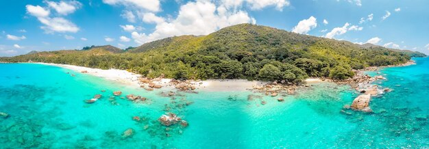 Foto vista panorámica del mar contra el cielo