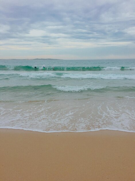 Foto vista panorámica del mar contra el cielo