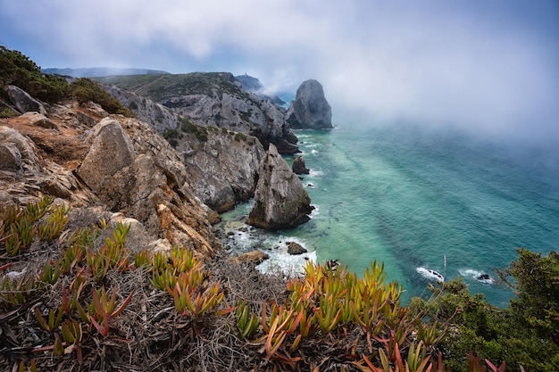 Foto vista panorámica del mar contra el cielo