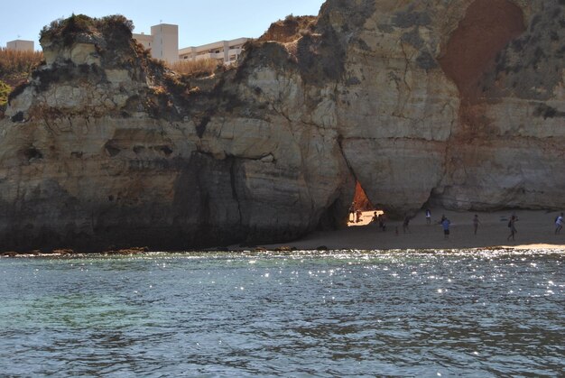 Foto vista panorámica del mar contra el cielo