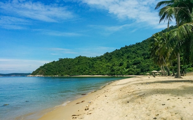 Vista panorámica del mar contra el cielo