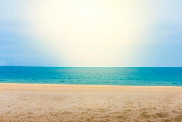 Vista panorámica del mar contra el cielo