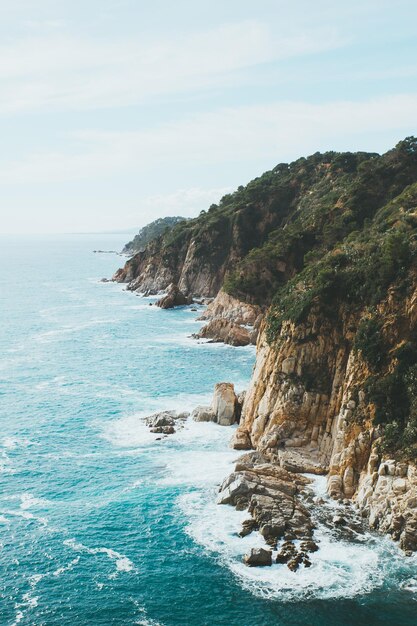 Foto vista panorámica del mar contra el cielo