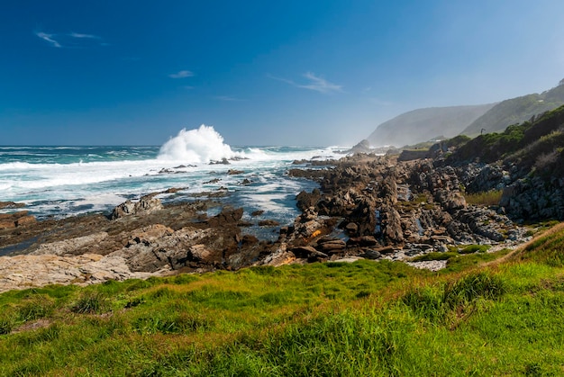 Vista panorámica del mar contra el cielo