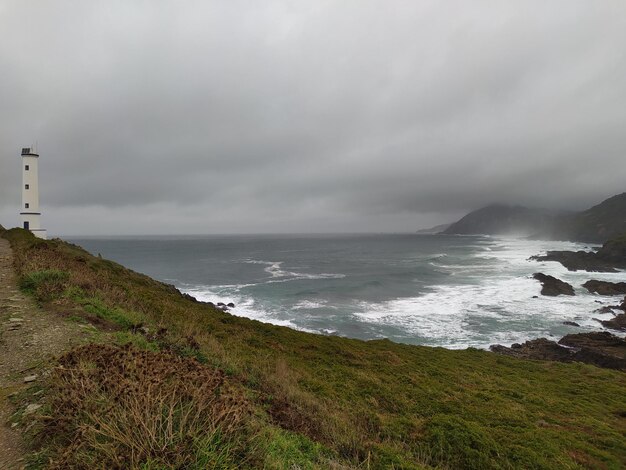 Foto vista panorámica del mar contra el cielo