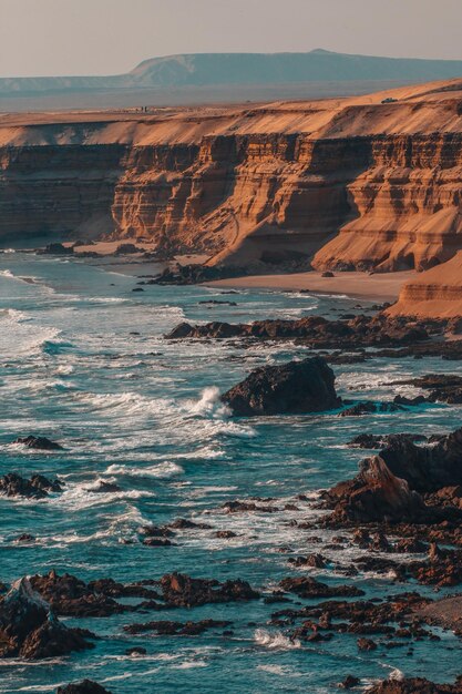 Foto vista panorámica del mar contra el cielo