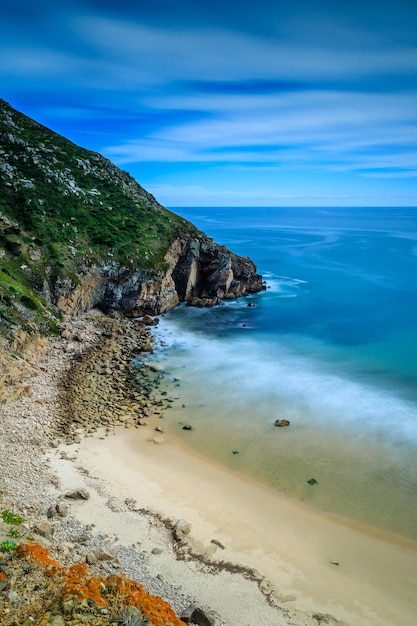 Foto vista panorámica del mar contra el cielo