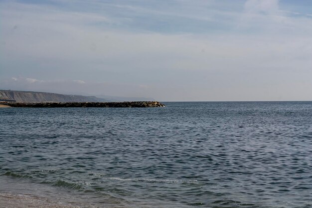 Foto vista panorámica del mar contra el cielo