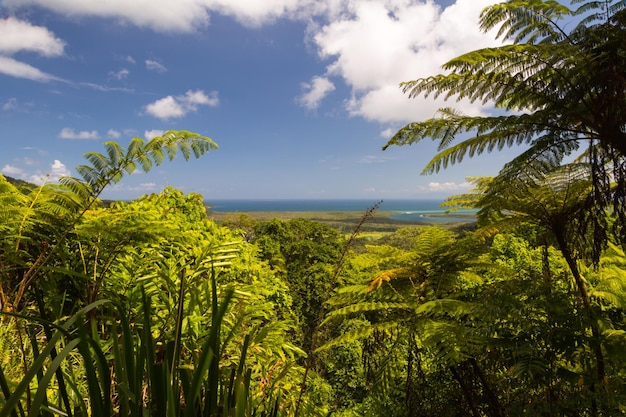 Vista panorámica del mar contra el cielo