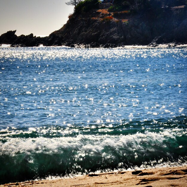 Vista panorámica del mar