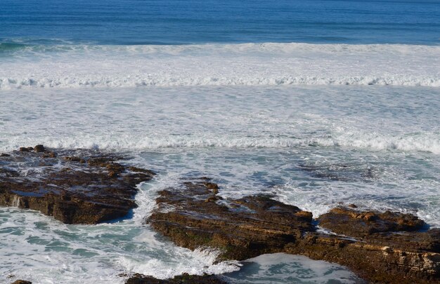 Foto vista panorámica del mar