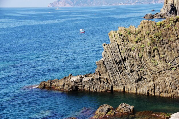 Vista panorámica del mar