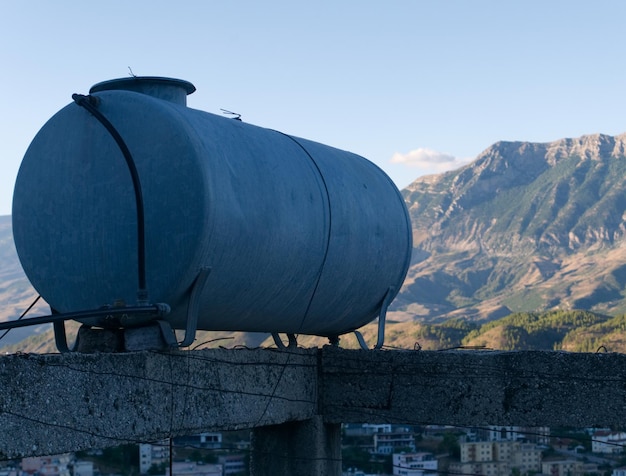 Vista panorámica de las montañas contra un cielo despejado