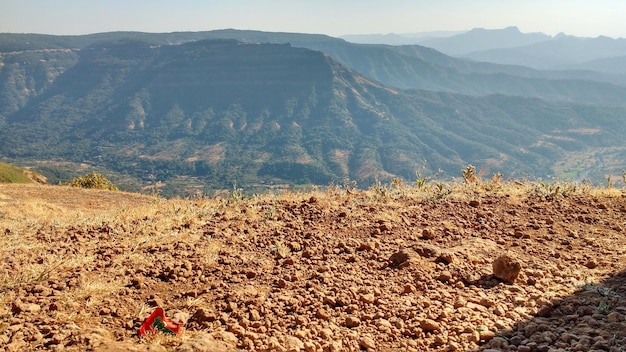 Foto vista panorámica de las montañas contra el cielo