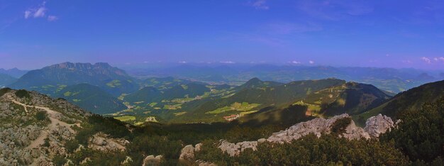 Vista panorámica de las montañas contra el cielo