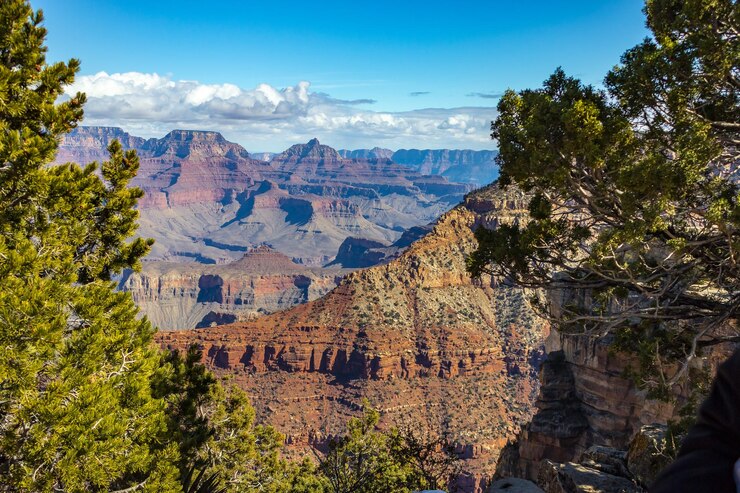 Foto vista panorámica de las montañas contra el cielo