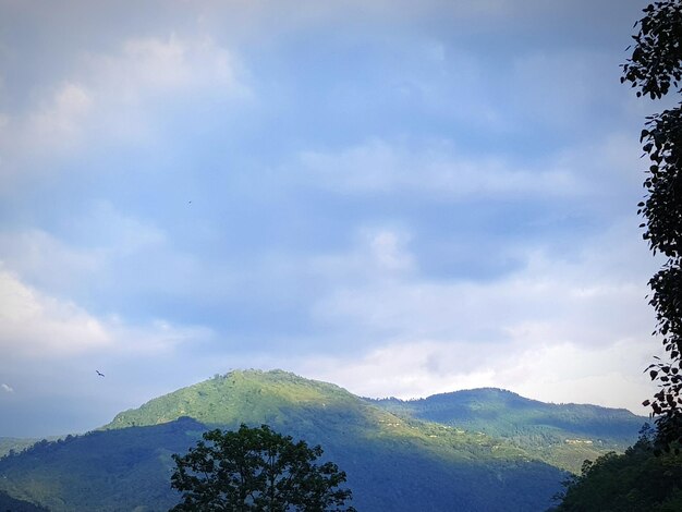 Vista panorámica de las montañas contra el cielo