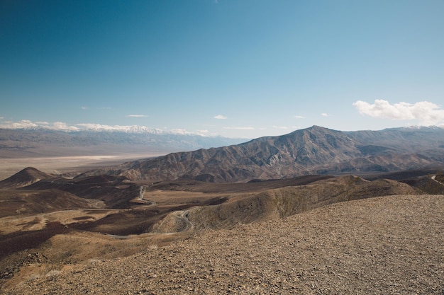 Vista panorámica de las montañas contra el cielo