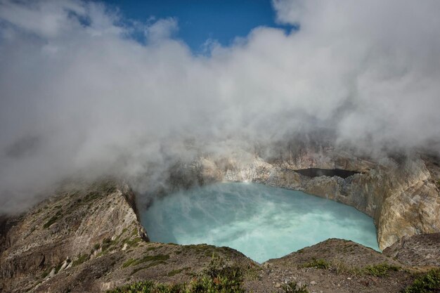 Vista panorámica de las montañas contra el cielo