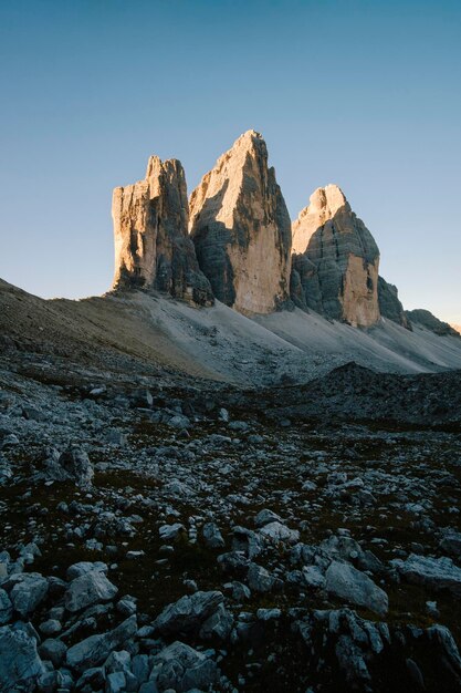 Vista panorámica de las montañas contra el cielo