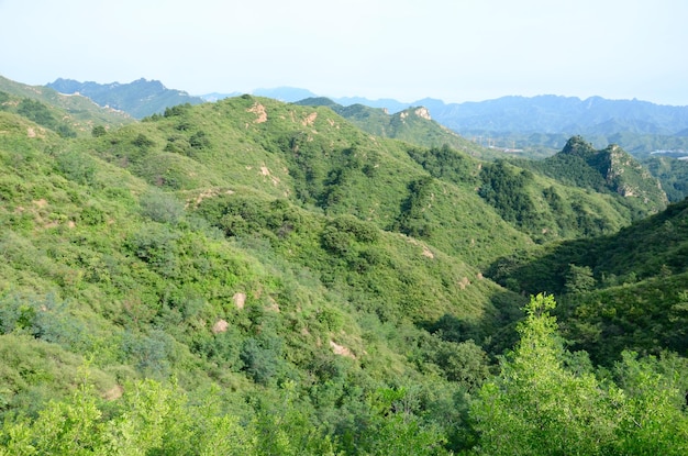 Vista panorámica de las montañas contra el cielo