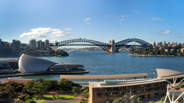 Vista panorámica de las Óperas de Sídney