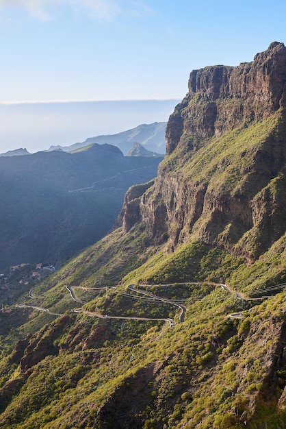 Foto vista panorámica del paisaje contra un cielo despejado