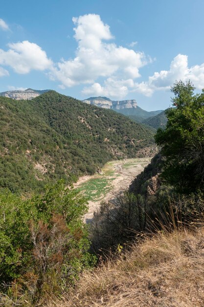 Vista panorámica del paisaje contra el cielo