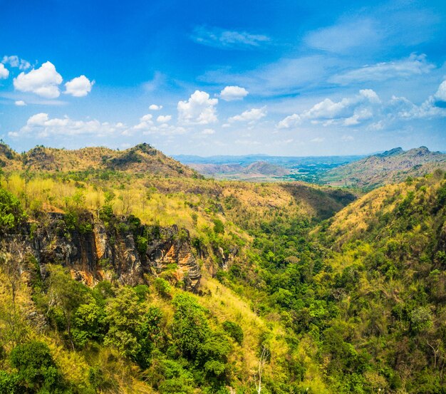 Foto vista panorámica del paisaje contra el cielo