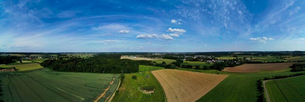 Foto vista panorámica del paisaje contra el cielo