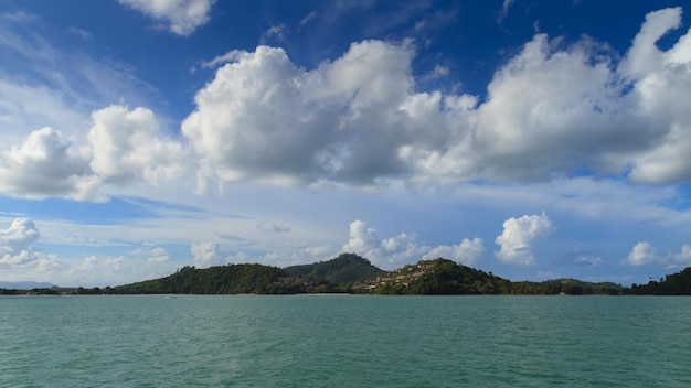 Foto vista panorámica del paisaje contra el cielo