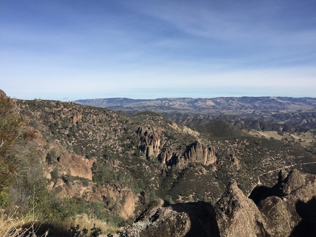 Foto vista panorámica del paisaje contra el cielo