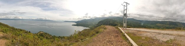 Foto vista panorámica del paisaje contra el cielo