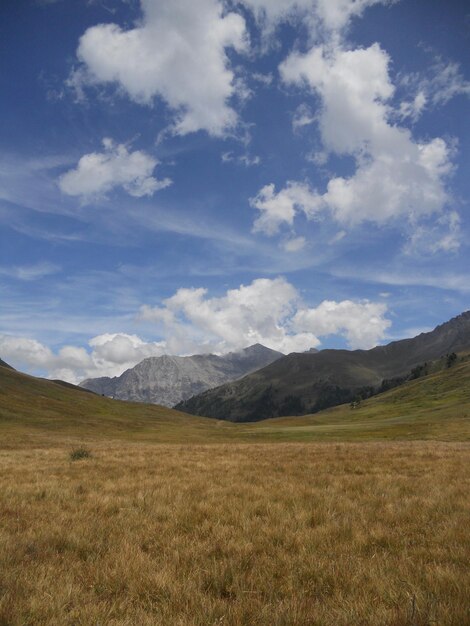 Foto vista panorámica del paisaje contra el cielo