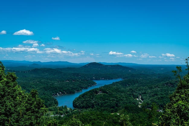 Foto vista panorámica del paisaje contra el cielo