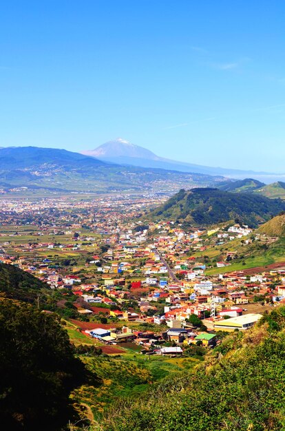 Vista panorámica del paisaje contra el cielo