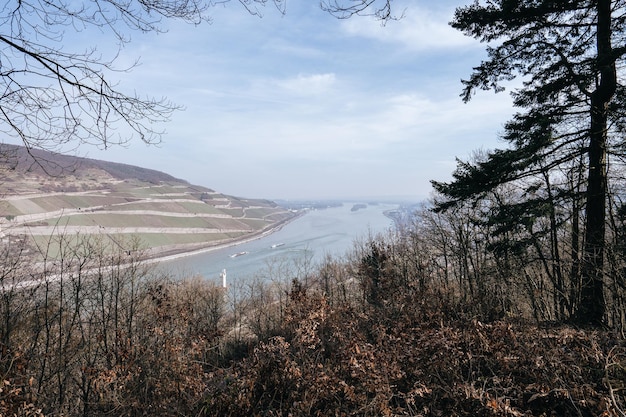 Vista panorámica del paisaje contra el cielo