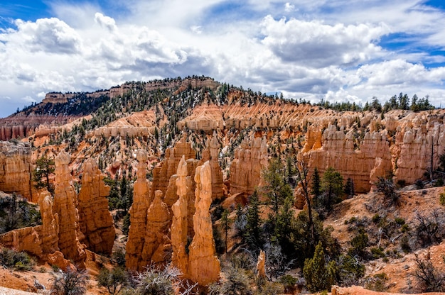 Vista panorámica del paisaje contra el cielo