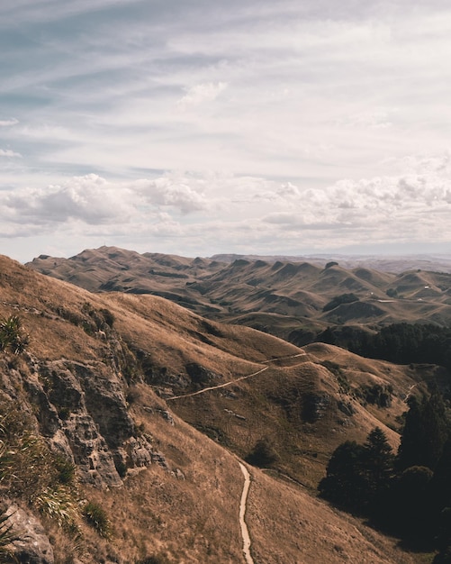 Foto vista panorámica del paisaje contra el cielo