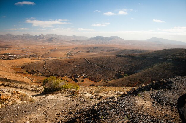 Foto vista panorámica del paisaje contra el cielo