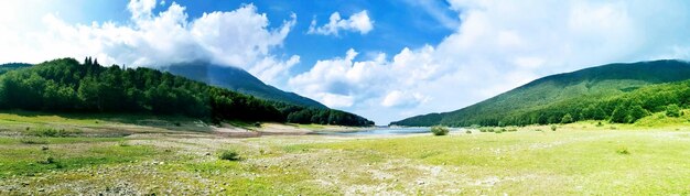 Foto vista panorámica del paisaje contra el cielo