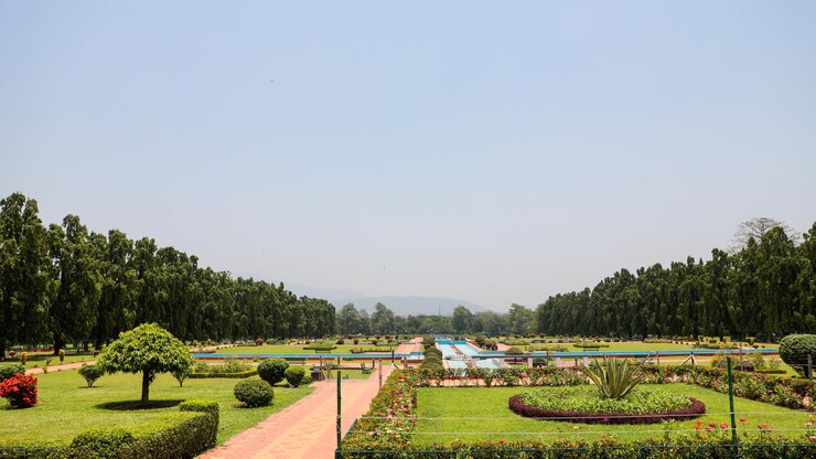 Vista panorámica del parque Jubilee ubicado en Jamshedpur Jharkhand India