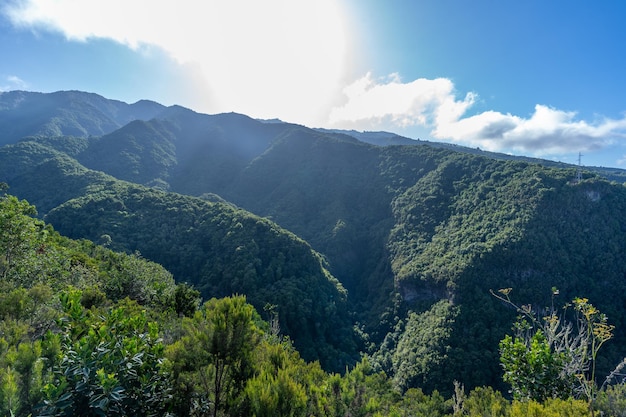 Vista panorámica del parque natural Cubo de la Galga en el noreste