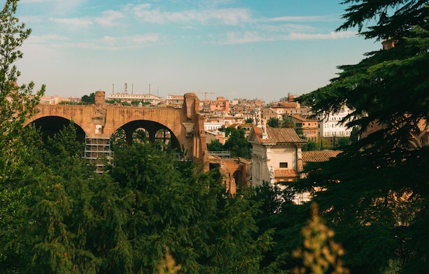 Vista panorámica de Roma