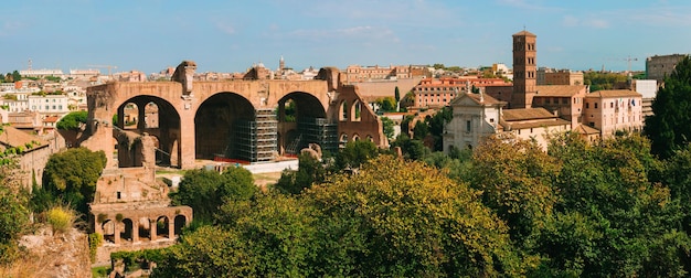 Vista panorámica de Roma