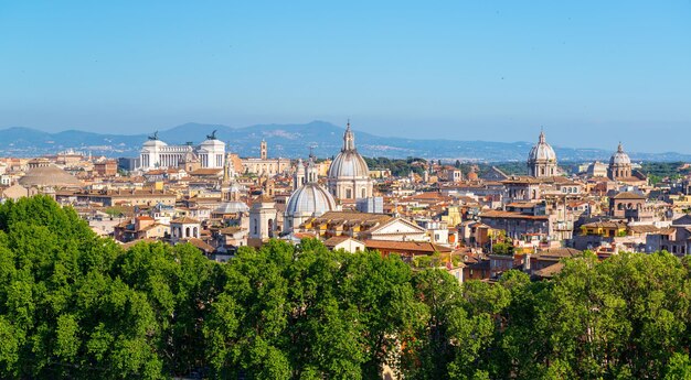 Vista panorámica de Roma