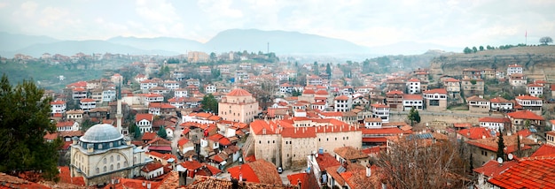 Vista panorámica de Safranbolu, ciudad turca famosa por su arquitectura tradicional otomana, Karabuk, Turquía